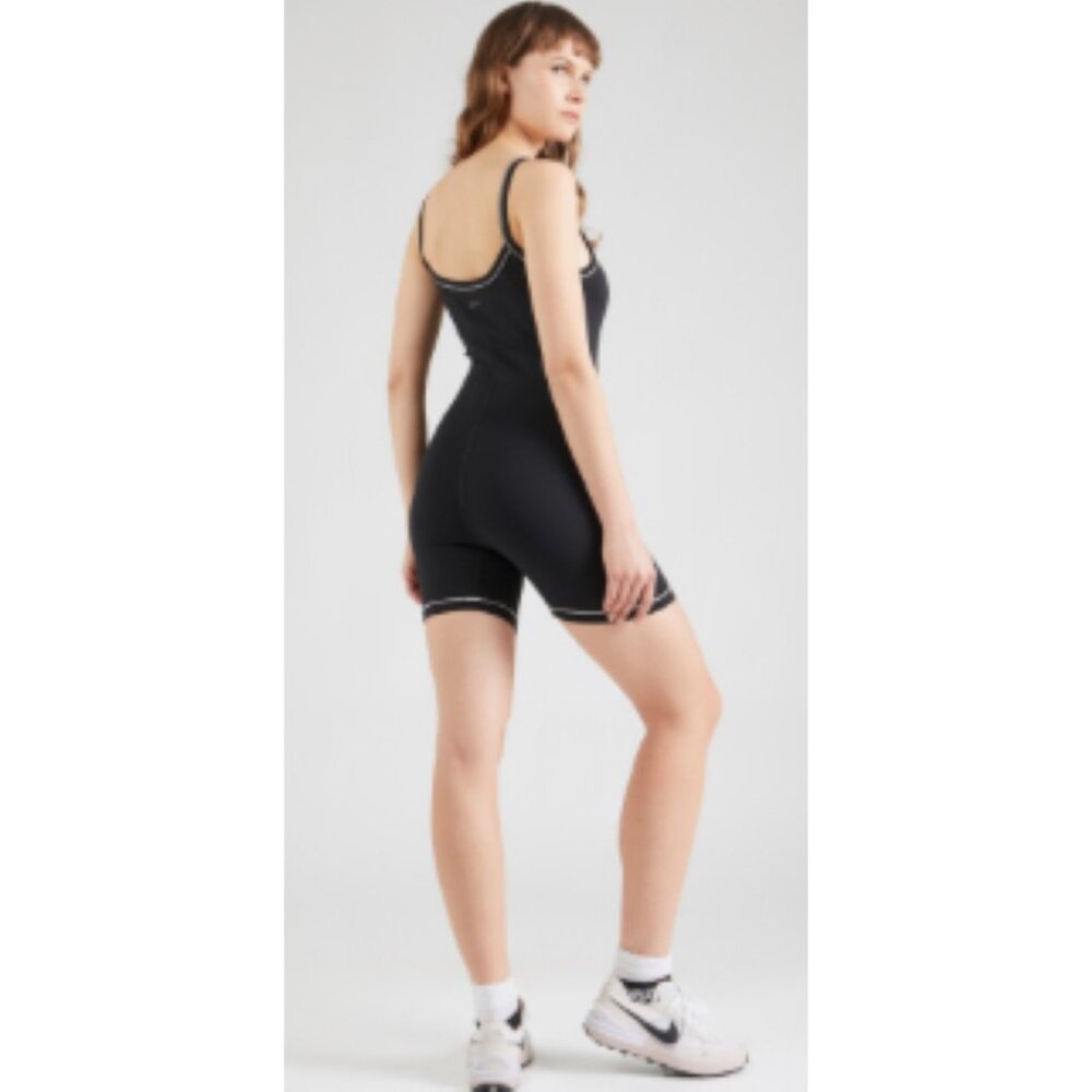 Nike Women's One Dri-Fit Short Bodysuit Size XS in Black Singlet - Picture 3 of 3